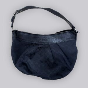 Coach Black Over the Shoulder Purse